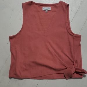 Madewell Texture&Thread Wrap Tank Top